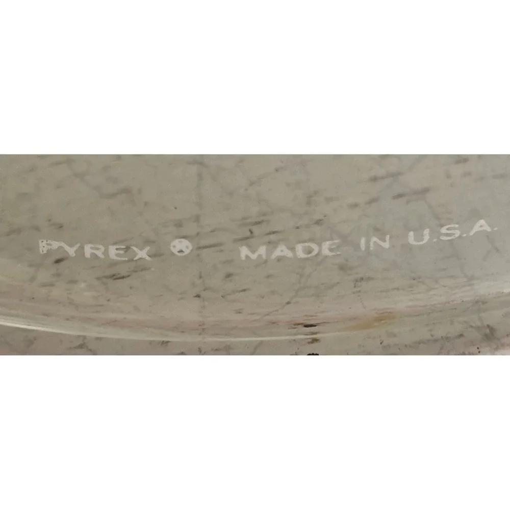 Pyrex clear glass